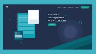 Animated website design using tailwind css